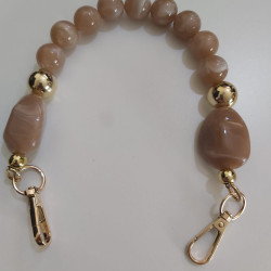 Akrilik boncuk Askı Taş rengi