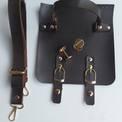 Suni Deri Kahve Kapak Seti